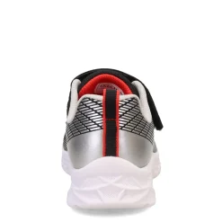 Little Kid (10.5-3)*Skechers Boy's , Microspec II â€“ Zovrix Sneaker - Little Kid & Big Kid Black/Silver/Red