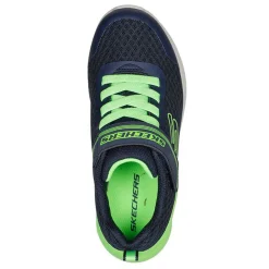 Big Kid (3.5-7)*Skechers Boy's , Microspec Max Gorvix Sneaker Navy/Lime