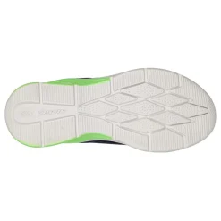 Big Kid (3.5-7)*Skechers Boy's , Microspec Max Gorvix Sneaker Navy/Lime