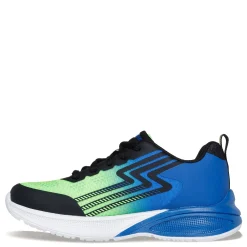 Big Kid (3.5-7)*Skechers Boy's Microspec Max Advance – Vadieno Sneaker - Little Kid & Big Kid Black/Blue/Lime