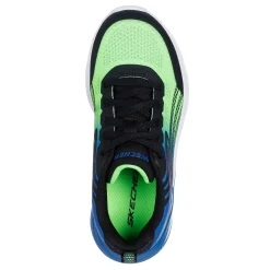 Big Kid (3.5-7)*Skechers Boy's Microspec Max Advance – Vadieno Sneaker - Little Kid & Big Kid Black/Blue/Lime