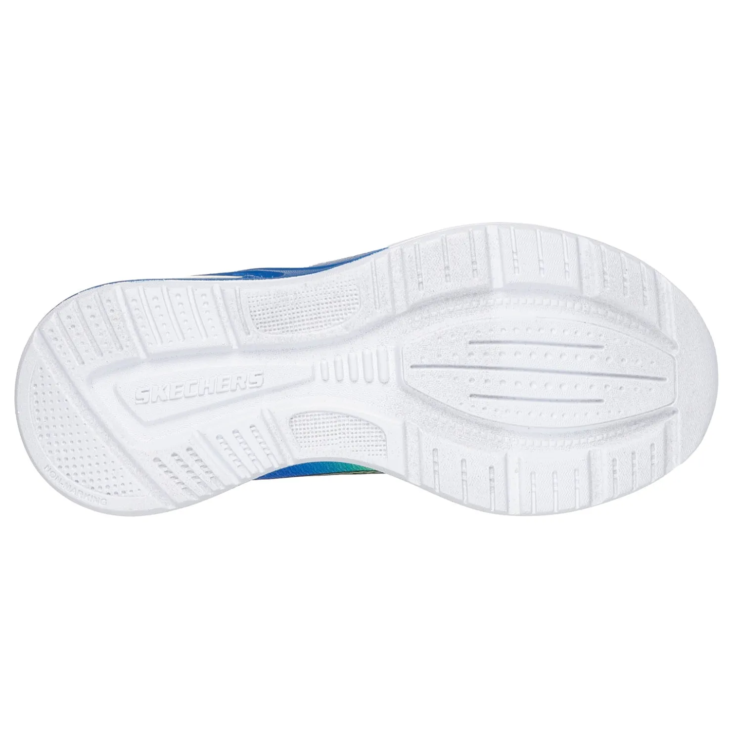 Big Kid (3.5-7)*Skechers Boy's Microspec Max Advance – Vadieno Sneaker - Little Kid & Big Kid Black/Blue/Lime