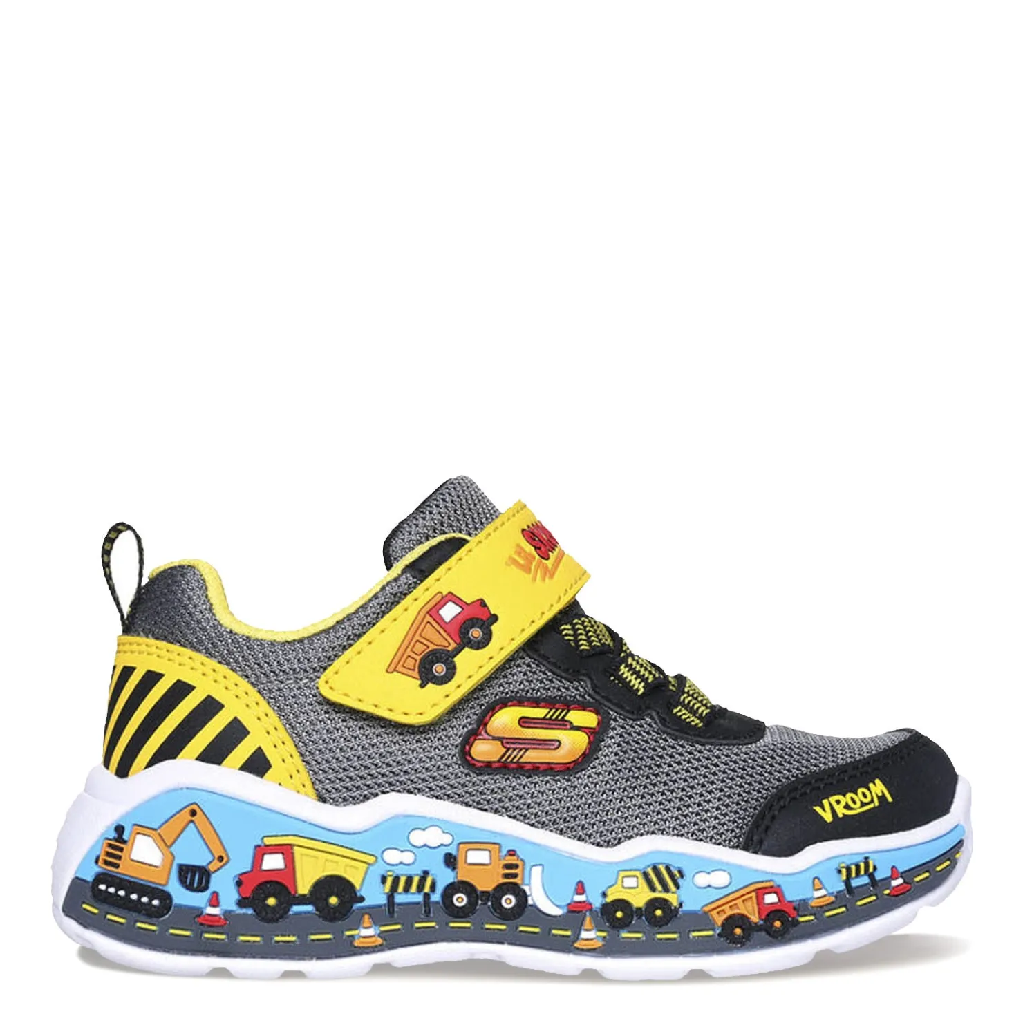Sneakers & Athletic*Skechers Boy's , Play Scene Sneaker - Toddler Black/Yellow