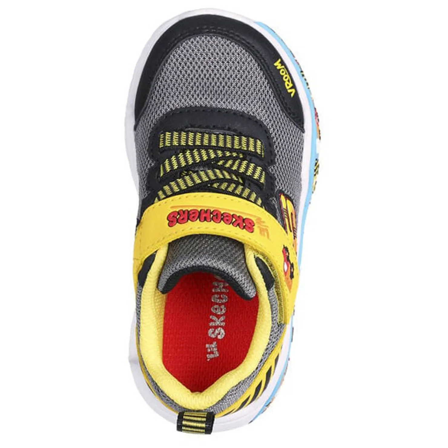 Sneakers & Athletic*Skechers Boy's , Play Scene Sneaker - Toddler Black/Yellow