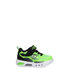 Toddler (3.5-10)*Skechers Boy's , S Lights Flex - Glow Sneaker - Toddler Lime/Black