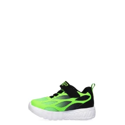 Sneakers & Athletic*Skechers Boy's , S Lights Flex - Glow Sneaker - Toddler Lime/Black