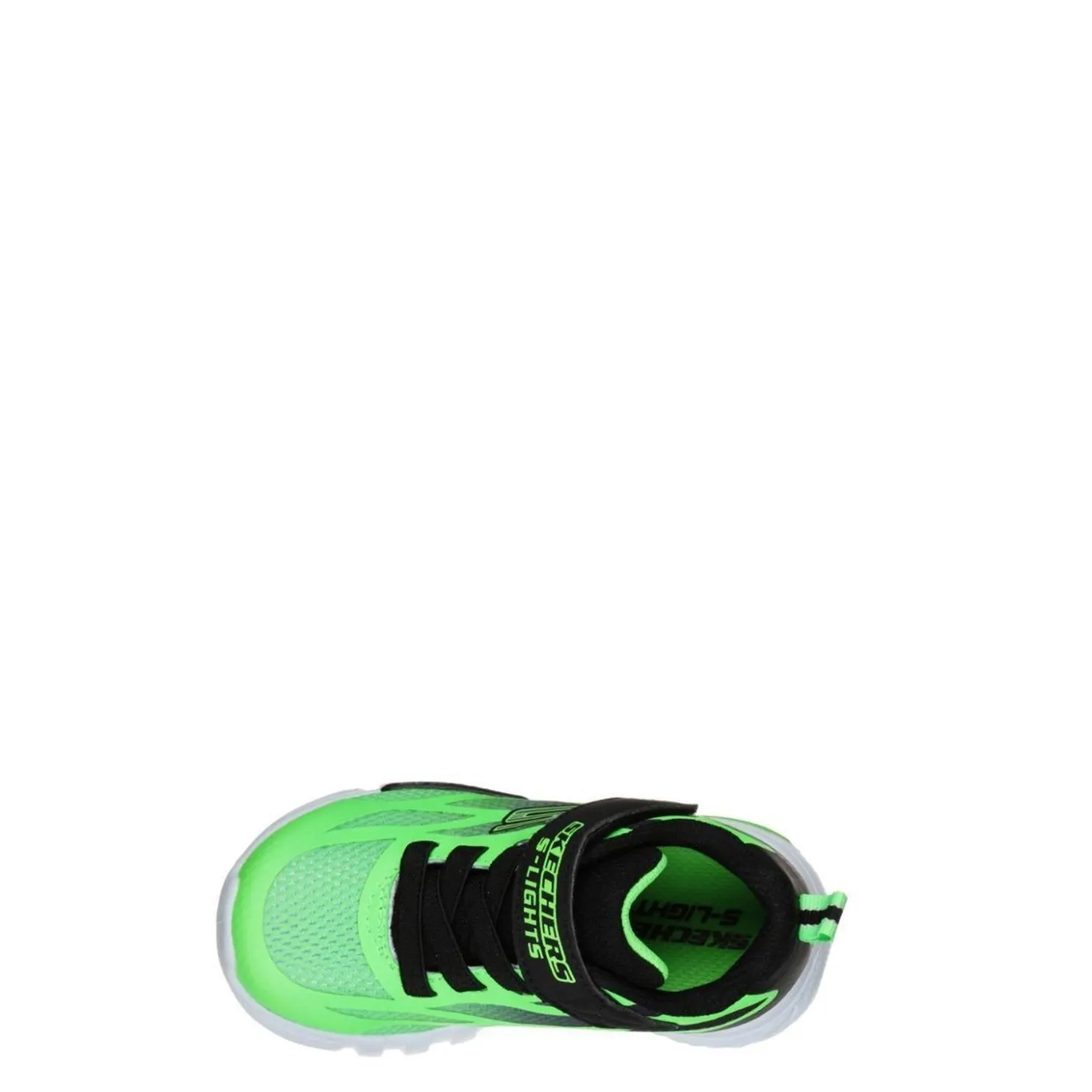 Sneakers & Athletic*Skechers Boy's , S Lights Flex - Glow Sneaker - Toddler Lime/Black