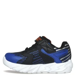 Sneakers & Athletic*Skechers Boy's , S Lights: Flex-Glow Bolt Sneaker - Toddler Black/Blue/Lime/Orange