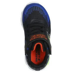 Sneakers & Athletic*Skechers Boy's , S Lights: Flex-Glow Bolt Sneaker - Toddler Black/Blue/Lime/Orange