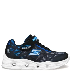Little Kid (10.5-3)*Skechers Boy's , S Lights: Vortex-Flash - Zorent Sneaker - Little Kid & Big Kid Black/Blue