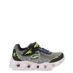 Little Kid (10.5-3)*Skechers Boy's , S Lights: Vortex 2.0 - Zorento Sneaker - Little Kid Black/Yellow/Blue Multi