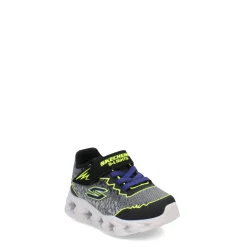 Toddler (3.5-10)*Skechers Boy's , S Lights: Vortex 2.0 - Zorento Sneaker - Toddler Black/Yellow/Blue Multi