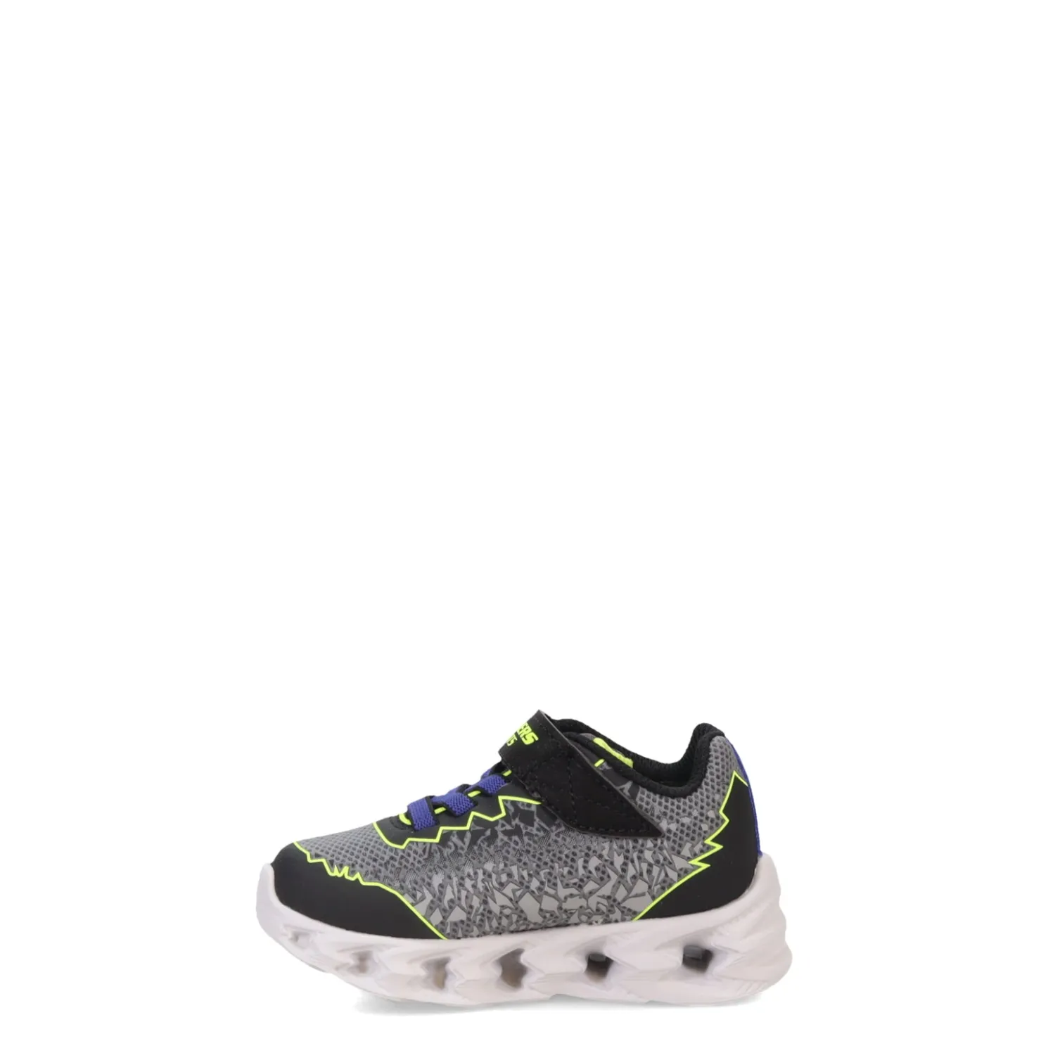 Toddler (3.5-10)*Skechers Boy's , S Lights: Vortex 2.0 - Zorento Sneaker - Toddler Black/Yellow/Blue Multi