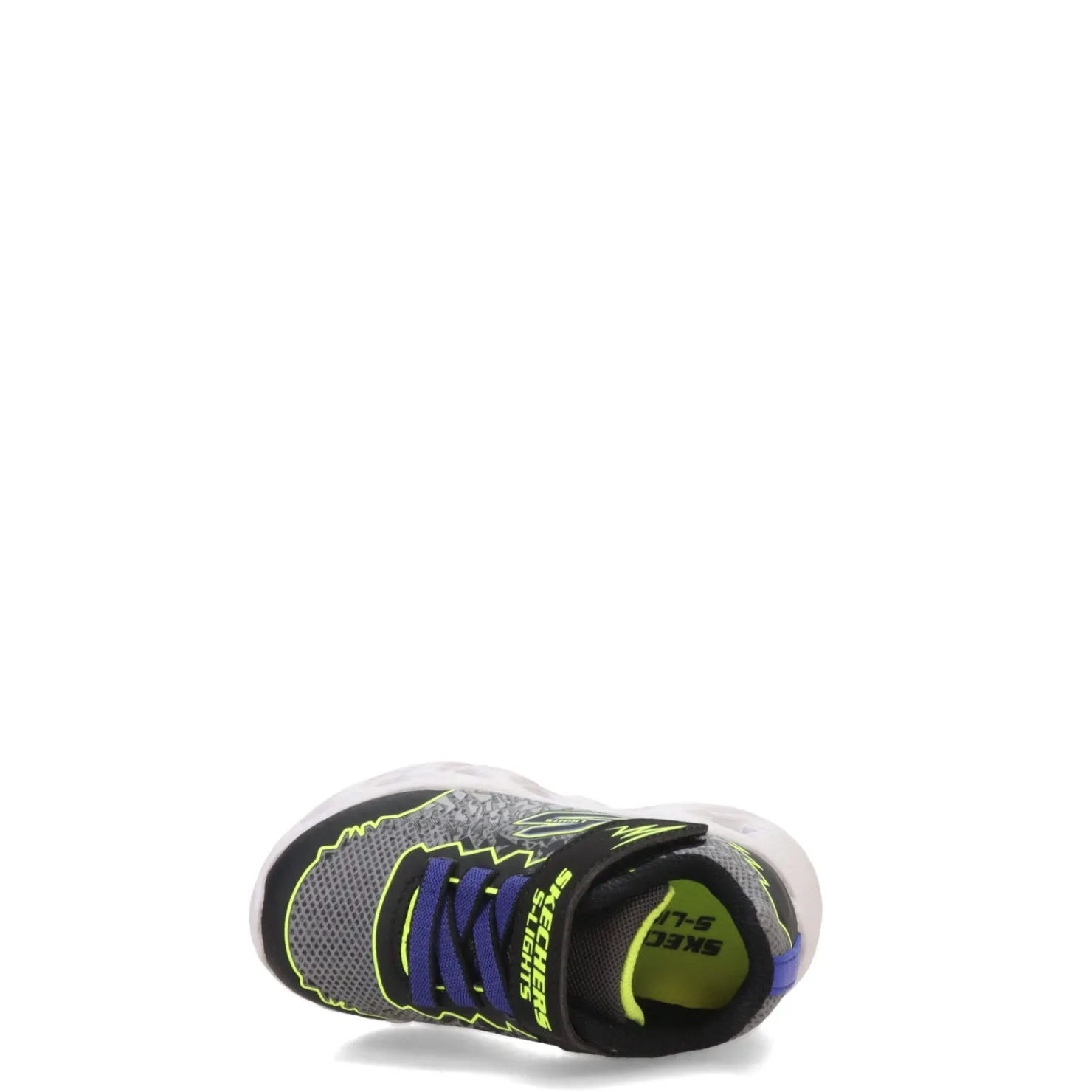 Toddler (3.5-10)*Skechers Boy's , S Lights: Vortex 2.0 - Zorento Sneaker - Toddler Black/Yellow/Blue Multi