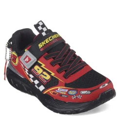 Sneakers & Athletic*Skechers Boy's , Skech Tracks Sneaker - Little Kid Black/Red