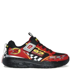Sneakers & Athletic*Skechers Boy's , Skech Tracks Sneaker - Little Kid Black/Red