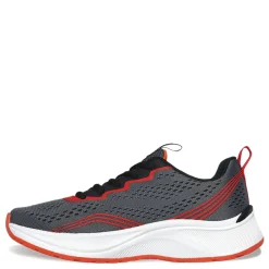 Big Kid (3.5-7)*Skechers Boy’s , Elite Sport - Push-Pace – Little Kid & Big Kid Charcoal/Red/Orange