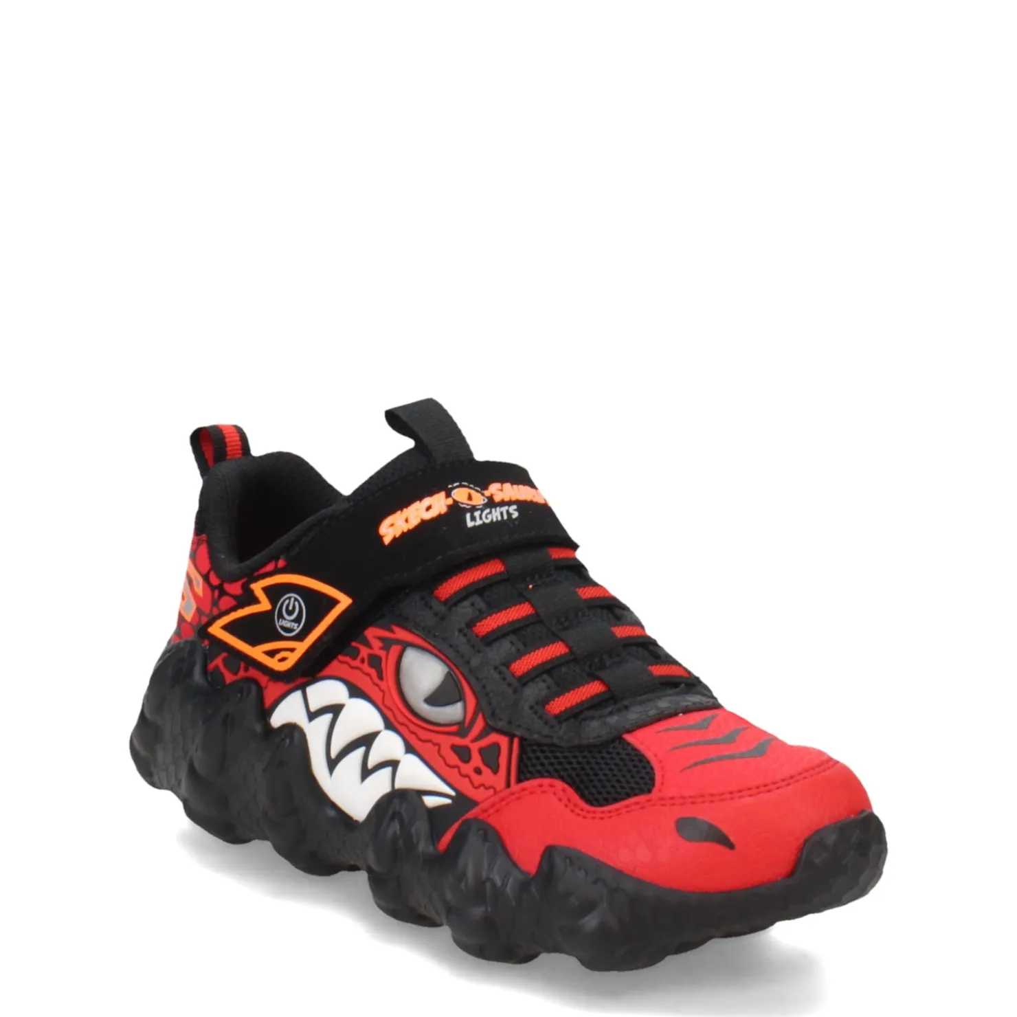 Little Kid (10.5-3)*Skechers Boy's , Skech-O-Saurus - Rapid-Dino Sneaker - Little Kid Red/Black