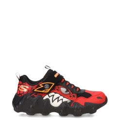 Sneakers & Athletic*Skechers Boy's , Skech-O-Saurus - Rapid-Dino Sneaker - Little Kid Red/Black