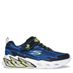 Sneakers & Athletic*Skechers Boy's , S-Lights: Light Storm 2.0 - Bolt-Brights Sneaker - Little Kid Black/Blue