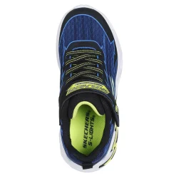 Little Kid (10.5-3)*Skechers Boy's , S-Lights: Light Storm 2.0 - Bolt-Brights Sneaker - Little Kid Black/Blue