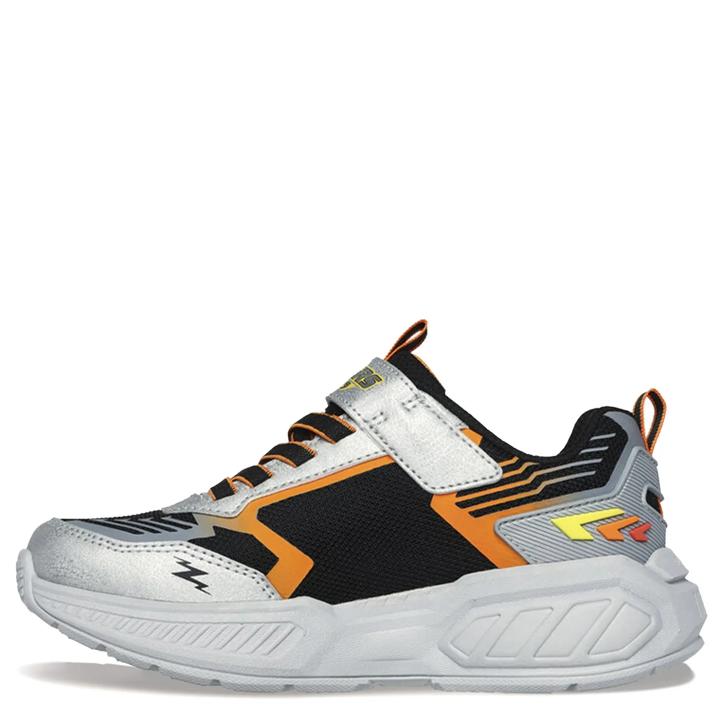 Little Kid (10.5-3)*Skechers Boy's , S-Lights: Light Storm 3.0 Sneaker - Little Kid Silver/Black