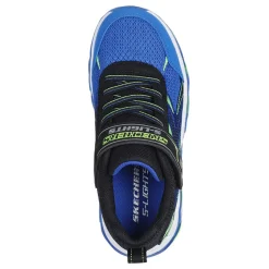 Little Kid (10.5-3)*Skechers Boy's , S-Lights: Mega-Surge 2.0 Sneaker - Little Kid & Big Kid Black/Blue/Lime