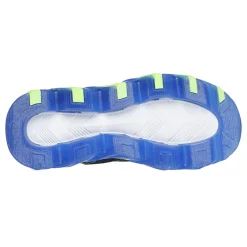 Little Kid (10.5-3)*Skechers Boy's , S-Lights: Mega-Surge 2.0 Sneaker - Little Kid & Big Kid Black/Blue/Lime