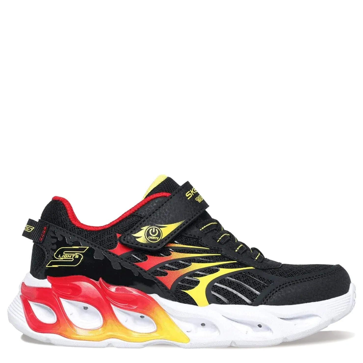 Sneakers & Athletic*Skechers Boy's , S-Lights: Thermo Flash 2.0 Sneaker - Little Kid Black/Red/Yellow