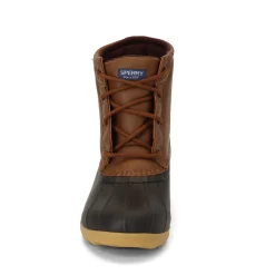 Little Kid (10.5-3)*Sperry Boy's , Port Duck Boot Tan Brown