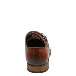 Oxfords*Stacy Adams Boy's , Desmond Monk Strap - Little Kid & Big Kid Cognac