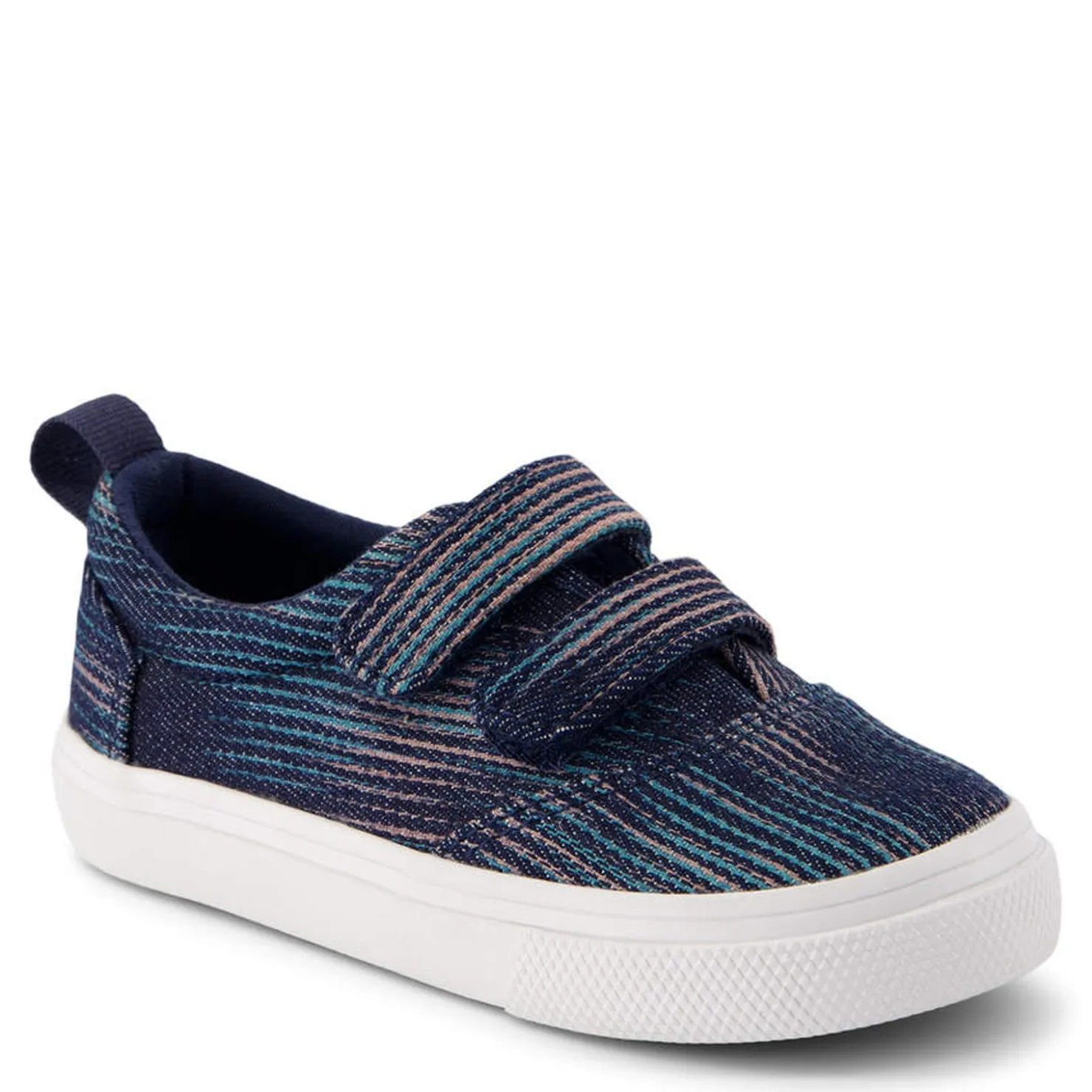 Sneakers & Athletic*TOMS Boy's , Fenix Double Strap Sneaker - Toddler Navy Novelty Denim