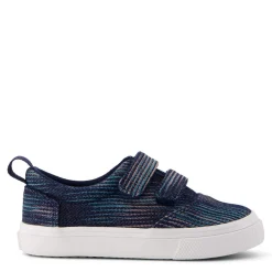 Toddler (3.5-10)*TOMS Boy's , Fenix Double Strap Sneaker - Toddler Navy Novelty Denim