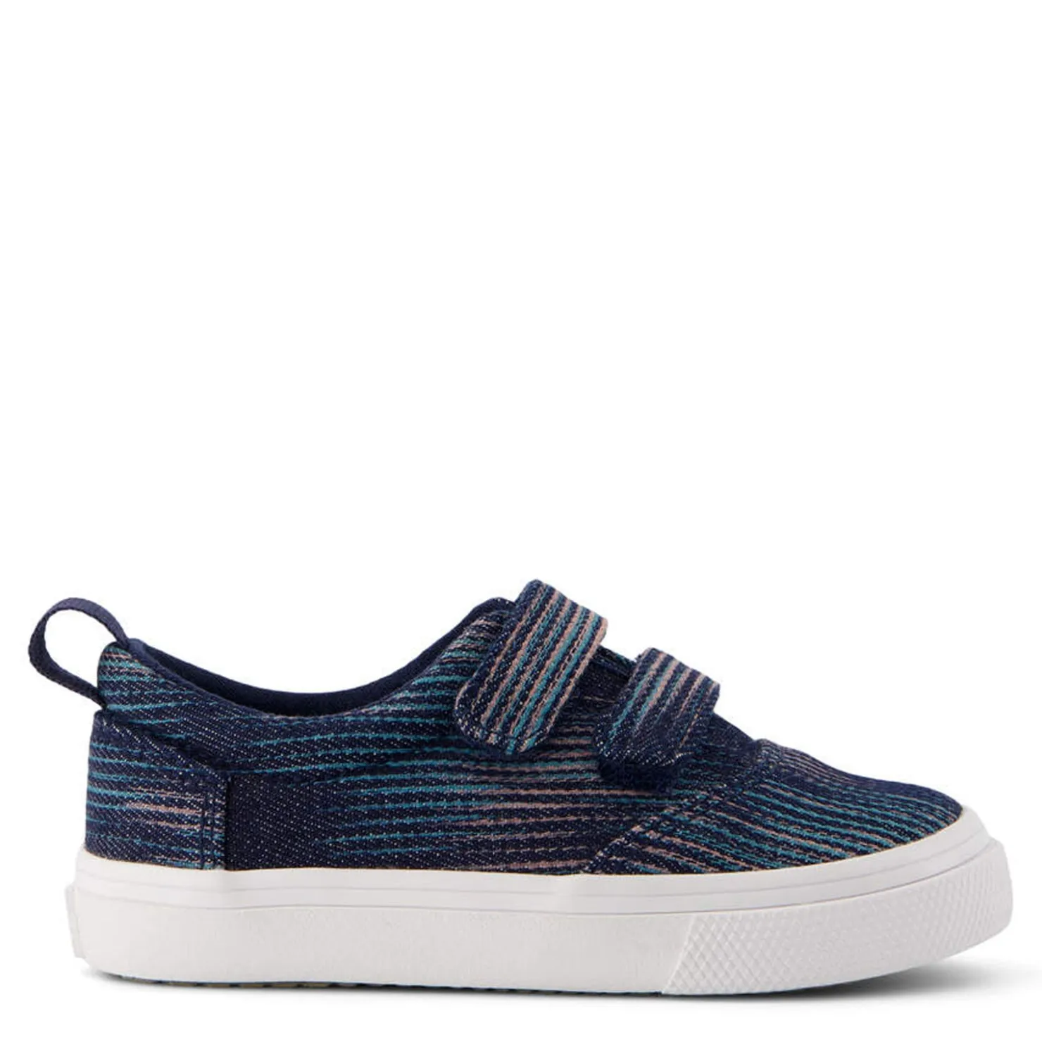 Sneakers & Athletic*TOMS Boy's , Fenix Double Strap Sneaker - Toddler Navy Novelty Denim