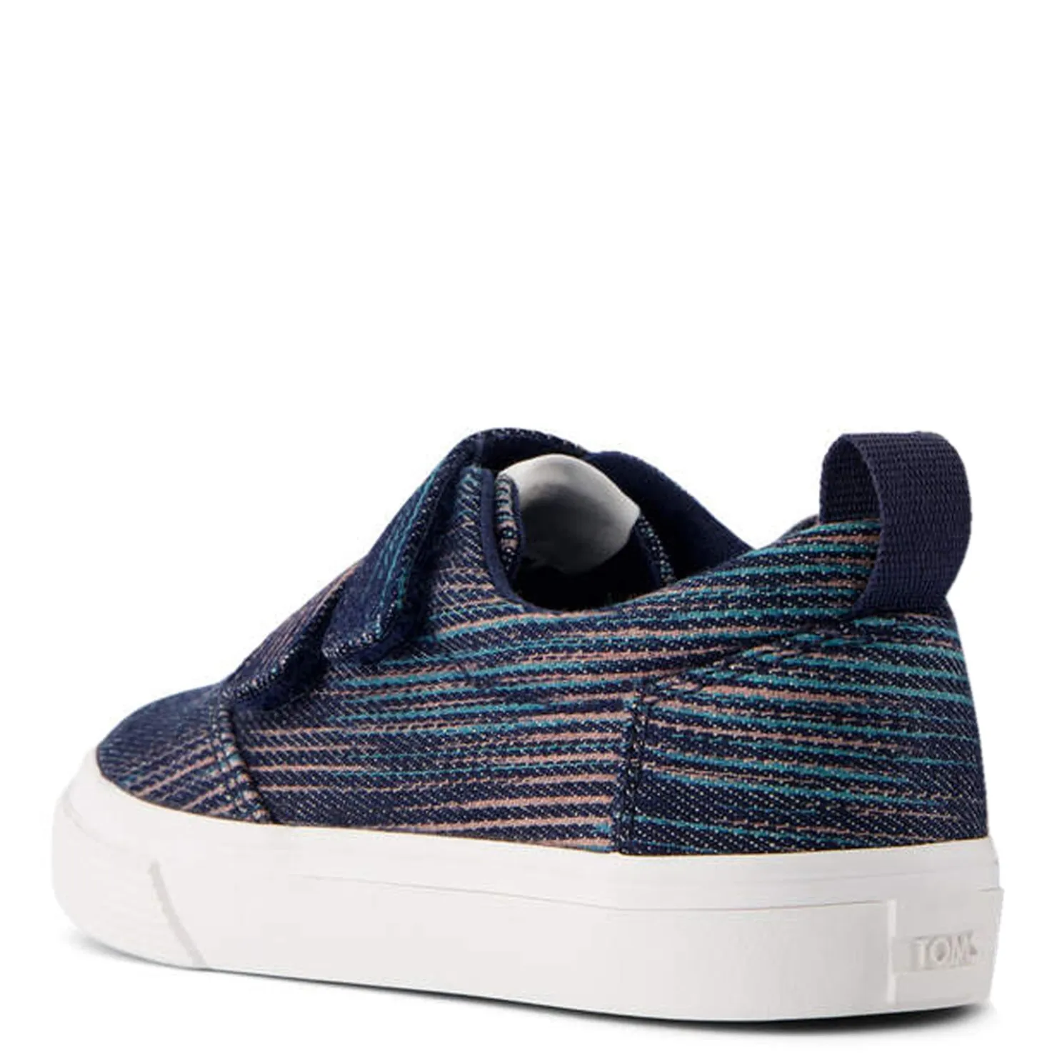 Sneakers & Athletic*TOMS Boy's , Fenix Double Strap Sneaker - Toddler Navy Novelty Denim