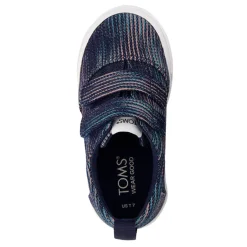 Sneakers & Athletic*TOMS Boy's , Fenix Double Strap Sneaker - Toddler Navy Novelty Denim