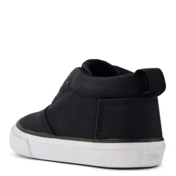 Slip On Shoes*TOMS Boy's , Tiny Alpargata Fenix Mid Sneaker Toddler Black