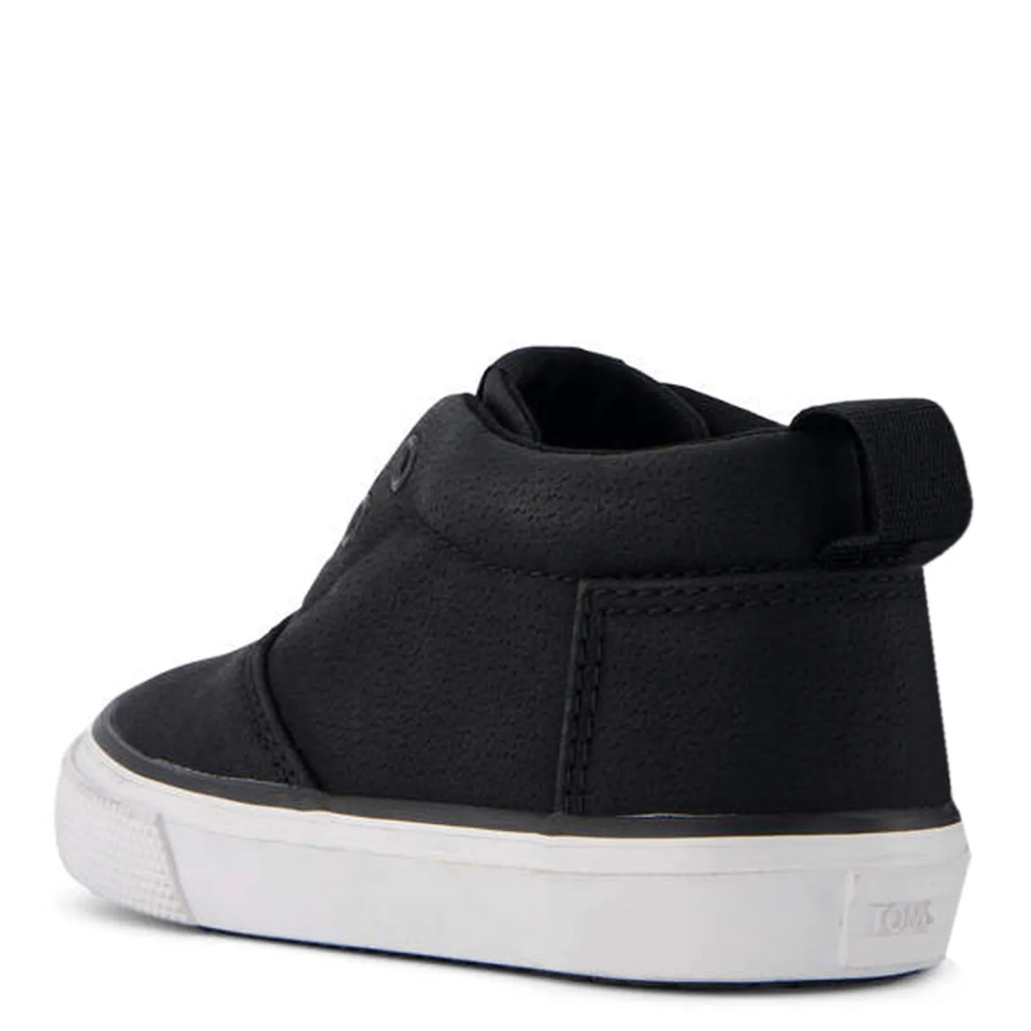 Slip On Shoes*TOMS Boy's , Tiny Alpargata Fenix Mid Sneaker Toddler Black