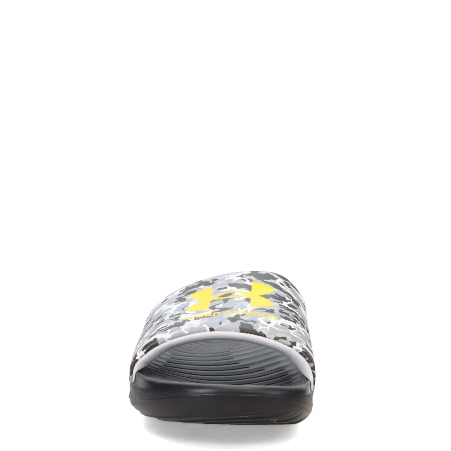 Sandals*Under Armour Boy's , Ansa Graphic Sandal - Big Kid Black/Mod Grey/Tahoe Gold