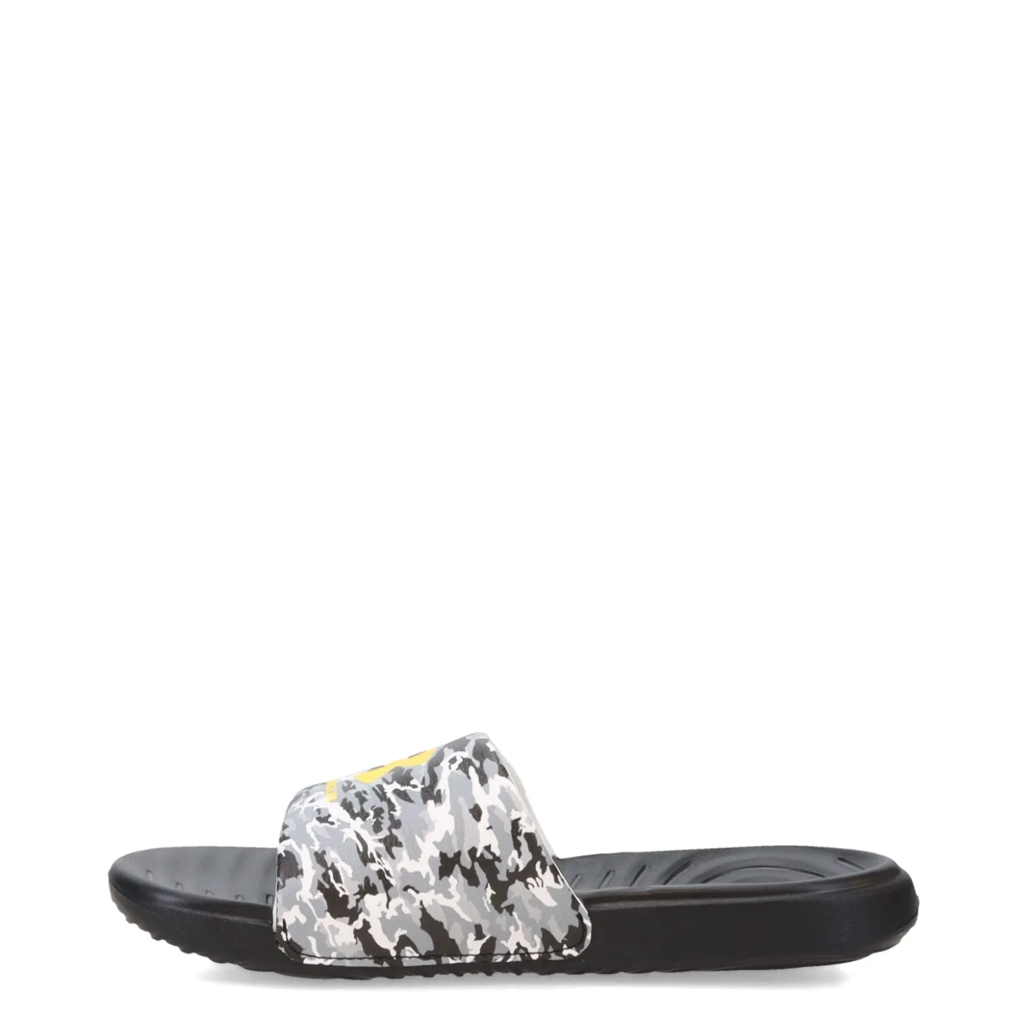 Sandals*Under Armour Boy's , Ansa Graphic Sandal - Big Kid Black/Mod Grey/Tahoe Gold