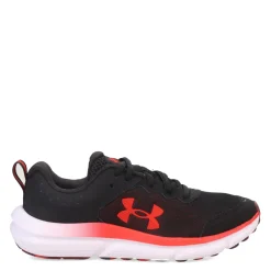 Big Kid (3.5-7)*Under Armour Boy's , Assert 10 Running Shoe - Big Kid Black/Deep Red