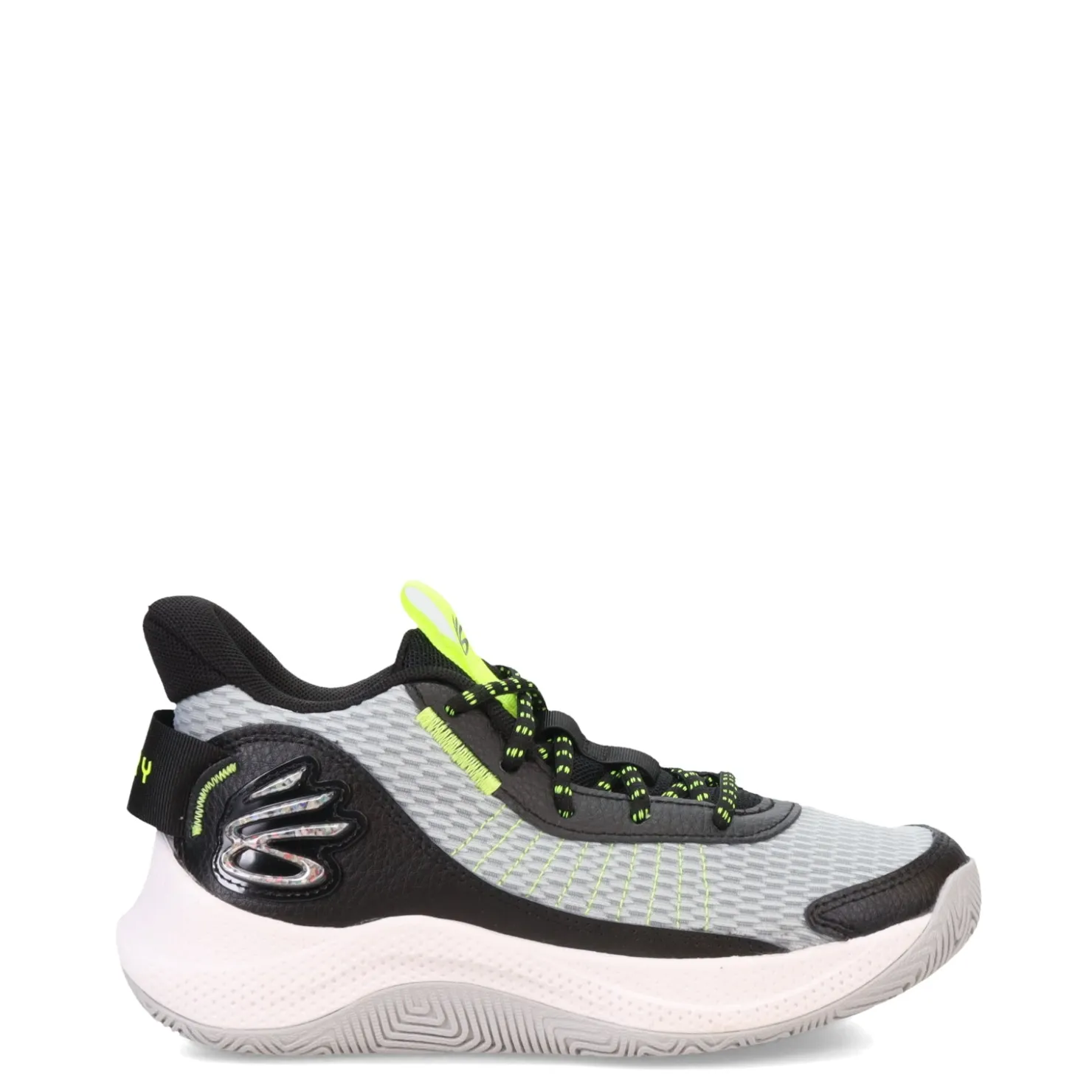 Big Kid (3.5-7)*Under Armour Boy's , Curry 3Z7 Basketball Shoe - Big Kid Mod Gray/Black/High Vis Yellow