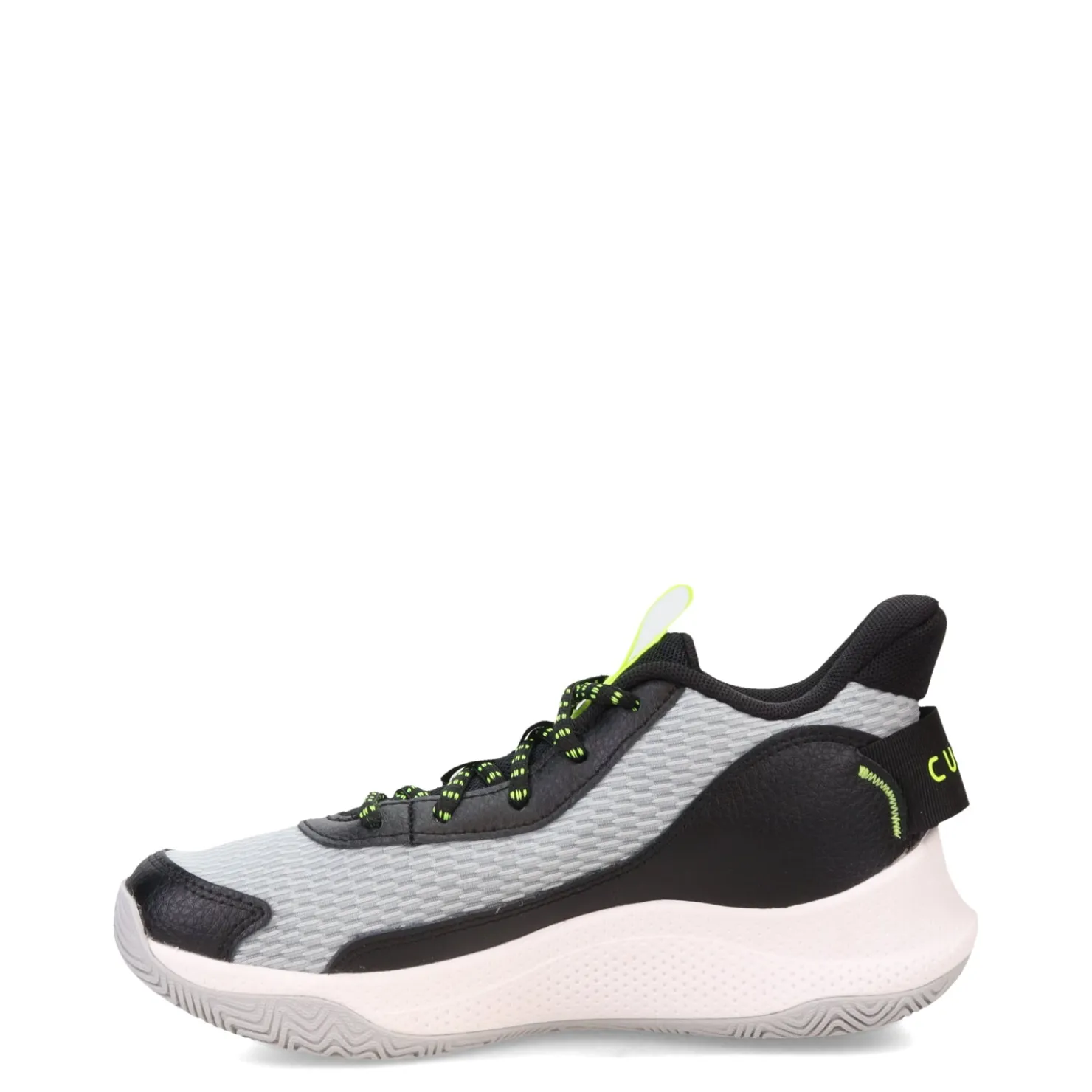 Big Kid (3.5-7)*Under Armour Boy's , Curry 3Z7 Basketball Shoe - Big Kid Mod Gray/Black/High Vis Yellow