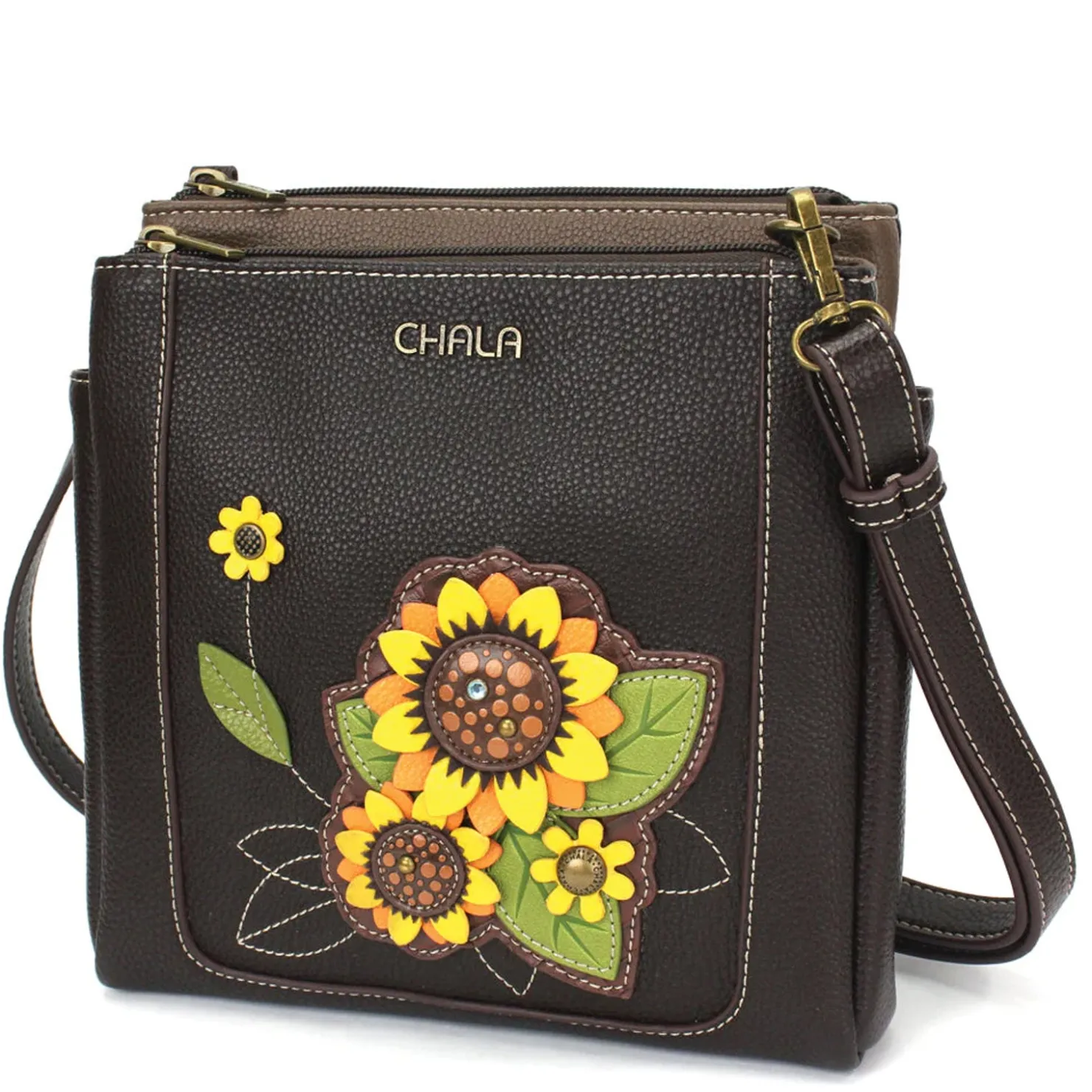 Handbags*Chala , Merry Messenger Bag Sunflower