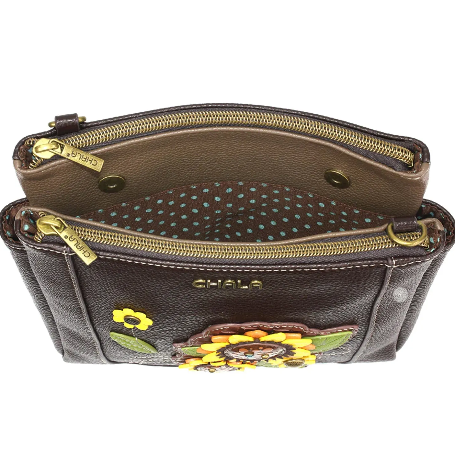Handbags*Chala , Merry Messenger Bag Sunflower