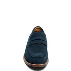 Loafers*Florsheim Men's, Rucci Mox Toe Penny Loafer Navy Suede