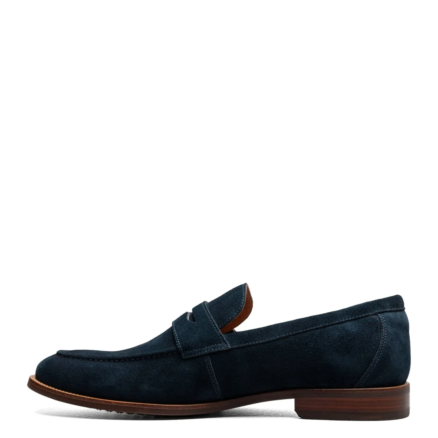 Loafers*Florsheim Men's, Rucci Mox Toe Penny Loafer Navy Suede