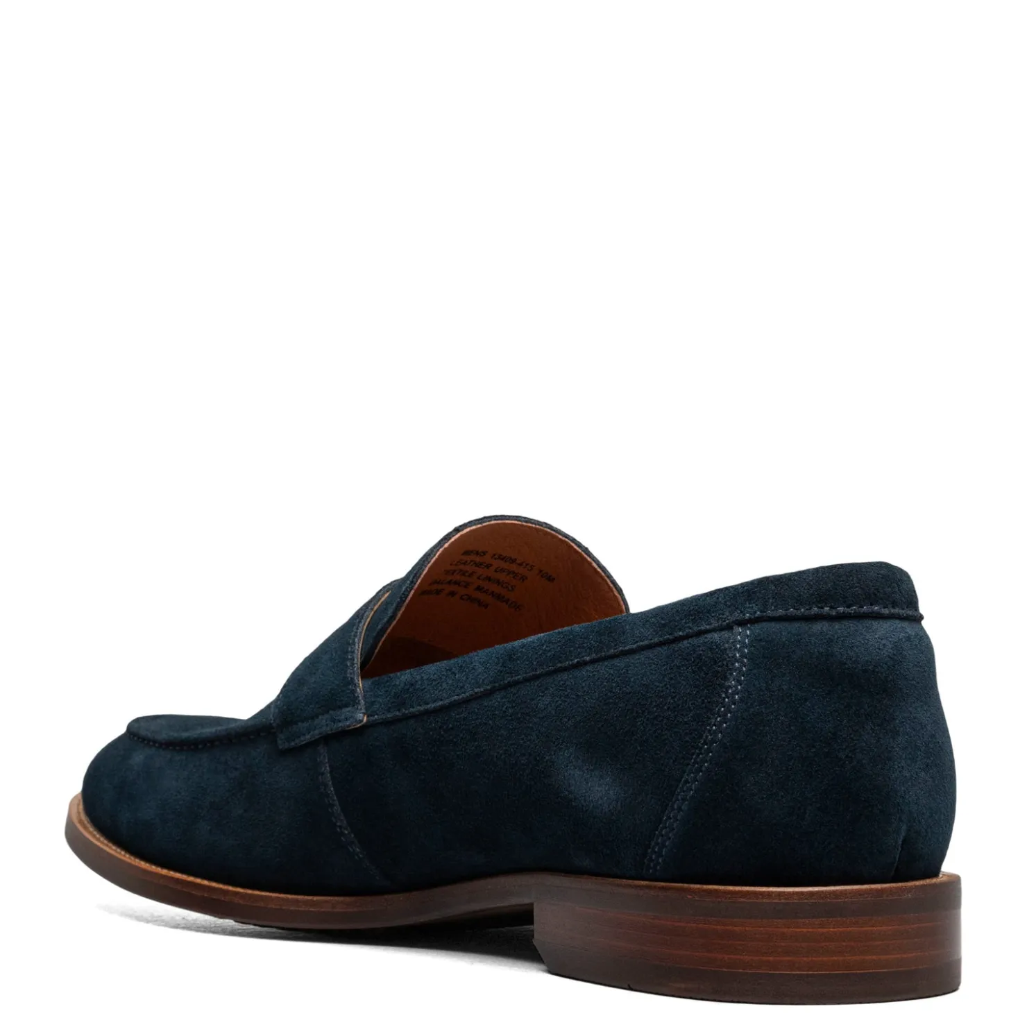Loafers*Florsheim Men's, Rucci Mox Toe Penny Loafer Navy Suede