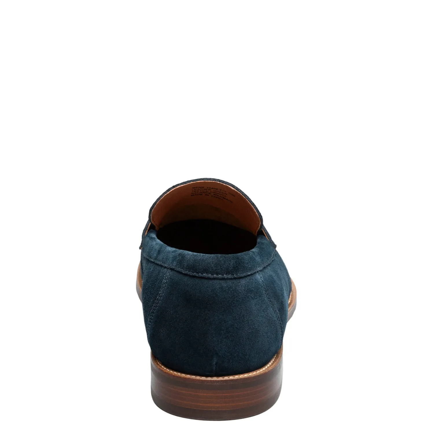 Loafers*Florsheim Men's, Rucci Mox Toe Penny Loafer Navy Suede