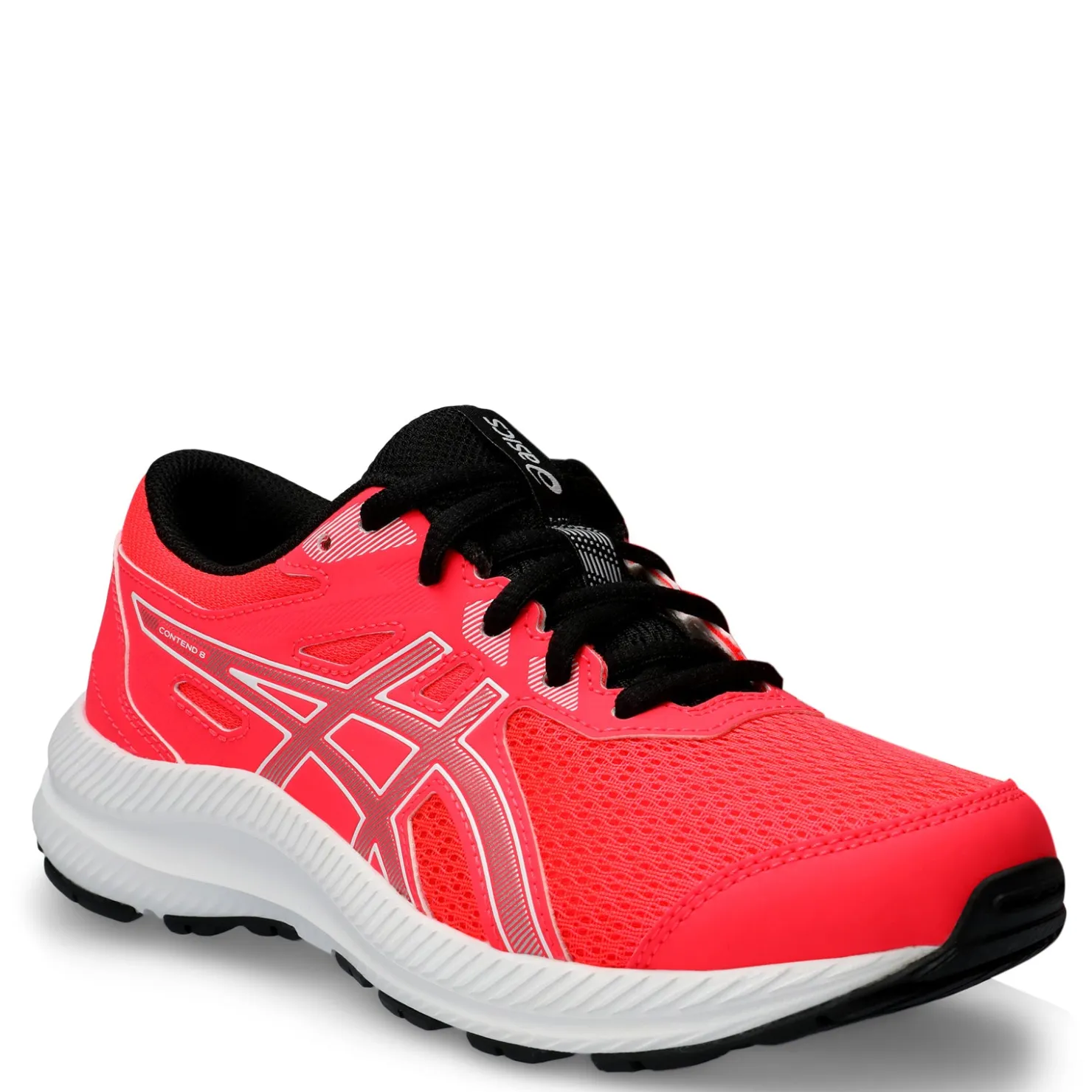 Big Kid (3.5-7)*ASICS Girl's , Contend 8 Sneaker - Little Kid & Big Kid Pink Silver